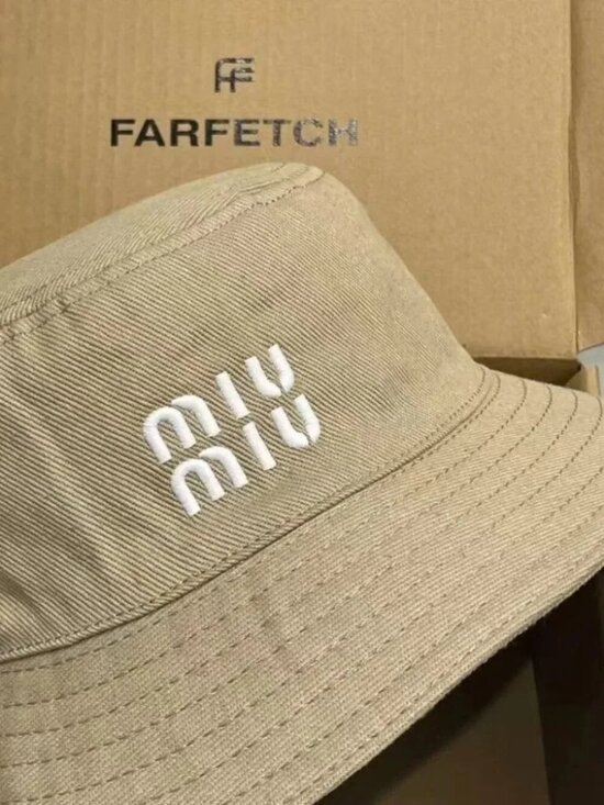 Miu Miu Gabardine Bucket Hat main image 5
